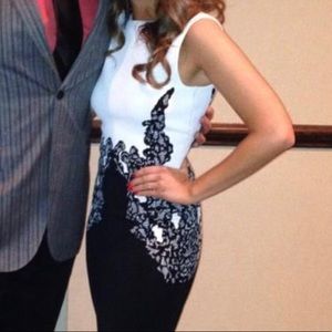 BCBG body con cocktail dress